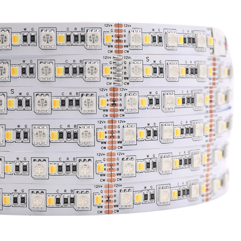 300 5050 RGB + 300 2835 2In1 CCT 12mm RGB CCT LED Strip 16ft 300 5050 RGB + 300 2835 2In1 CCT 12mm RGB CCT LED Strip 16ft